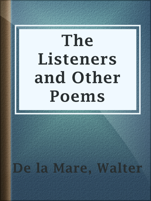 Cover image for The Listeners and Other Poems